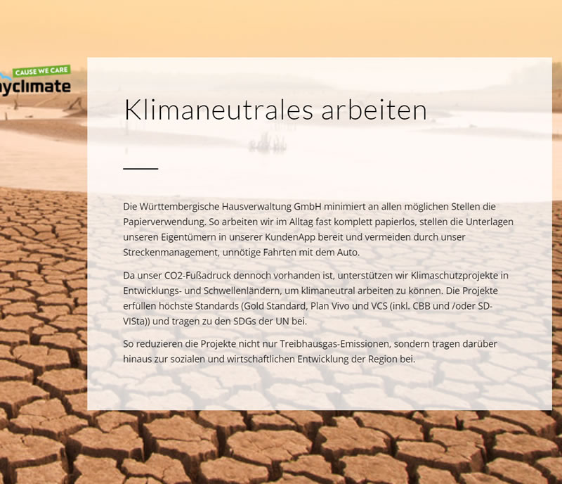 Klimaneutrale WEG Verwaltung für 71409 Schwaikheim
